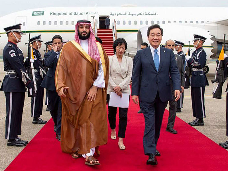 تعرف على قائمة مأدبة غداء ولي العهد السعودي في كوريا الجنوبية